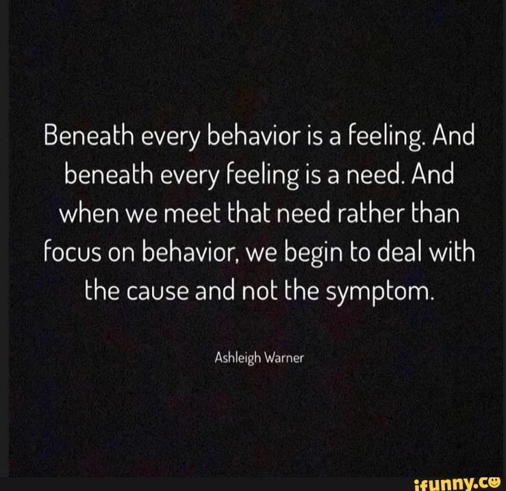 A quote about behaviour